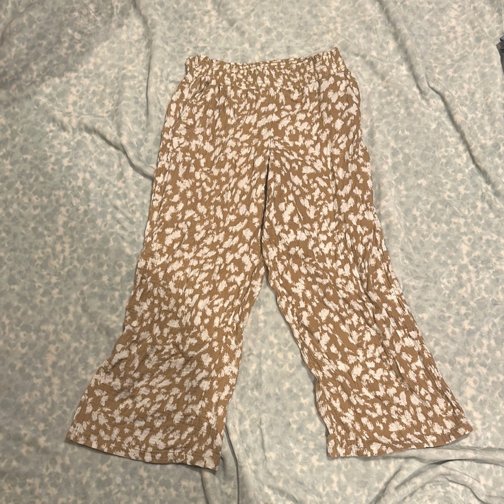 Women’s Small Spotted Brown Patterned Bottoms